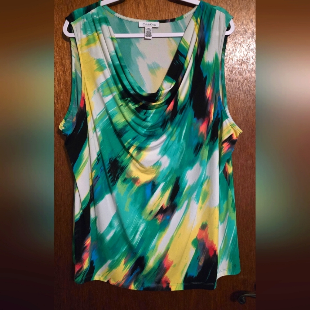 Calvin Klein Cowl Neck Blouse 3XL
